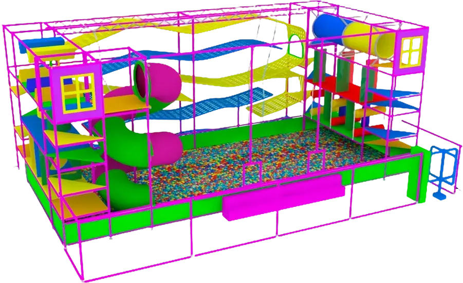 Brinquedão Kid Play em buffet infantil, oferecido pela Brinquedos para Buffet Innovation.